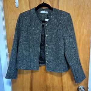 Primark Gray Blazer Tailored Cropped